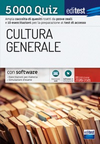 copertina di EdiTest 5000 quiz di Cultura Generale 2020 - Ampia raccolta di quiz suddivisi per ...