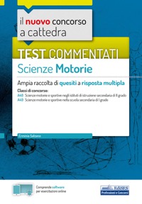 copertina di Editest Test commentati Scienze motorie - Ampia raccolta di quesiti a risposta multipla