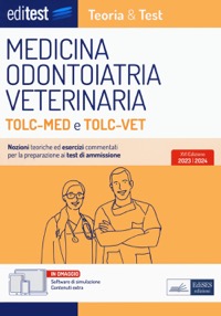 copertina di EdiTest - Teoria e Test - Medicina , Odontoiatria , Veterinaria - Manuale di teoria ...