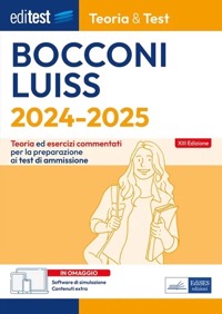 copertina di Editest - Bocconi Luiss - Teoria e test - Teoria ed esercizi commentati per la preparazione ...