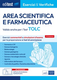 copertina di Editest Area Scientifica e Farmaceutica 2024 / 2025 - Esercizi e Verifiche - Esercizi ...
