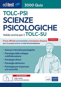 copertina di EdiTest 3000 Quiz TOLC - PSI Scienze psicologiche 2024 / 2025 - Ampia raccolta di ...