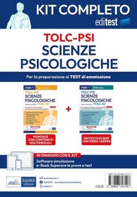 copertina di EdiTest TOLC - PSI Scienze psicologiche 2024 / 2025 - Kit completo per la preparazione ...