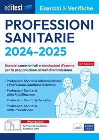 copertina di EdiTest Professioni Sanitarie - Esercizi e verifiche 2024 / 2025 - Esercizi commentati ...