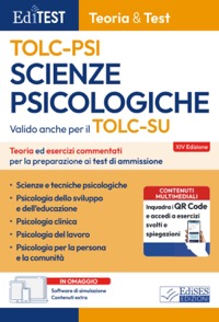copertina di EdiTest Scienze psicologiche TOLC PSI - Teoria e Test - Valido anche per il TOLC ...