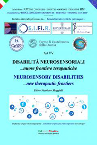 copertina di Disabilità neurosensoriali. Nuove frontiere terapeutiche-Neurosensory disabilities. ...