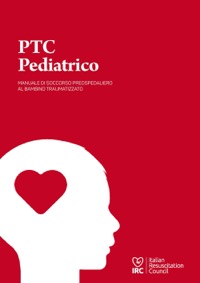 copertina di PTC Pediatrico - Manuale di Soccorso preospedaliero al bambino traumatizzato