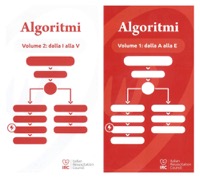 copertina di Algoritmi . Volume 1 : Dalla A alla E e Volume: 2 : Dalla I alla V