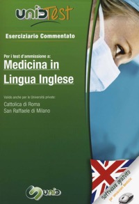 copertina di UnidTest 1 - Eserciziario commentato per Medicina in lingua inglese - Valido anche ...