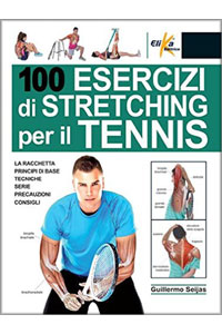 copertina di 100 esercizi di stretching per il tennis