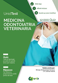 copertina di UnidTest 12000 quiz e ripasso per Medicina, Odontoiatria e Veterinaria - Valido anche ...