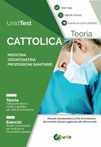 copertina di UnidTest - Manuale di Teoria per l' Universita' Cattolica - Nuova edizione 2019 per ...