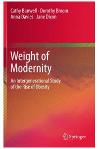 copertina di Weight of Modernity - An Intergenerational Study of the Rise of Obesity