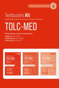 copertina di Testbusters TOLC MED Kit Medicina 2024 / 2025 - Teoria + Eserciziario commentato ...