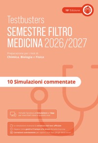 copertina di Testbusters Semestre Filtro Medicina 2026 / 2027 - 10 Simulazioni commentate 