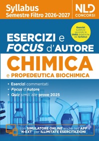 copertina di Chimica e propedeutica Biochimica - Syllabus Semestre filtro Medicina 2026 / 2027 ...