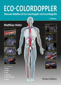 copertina di Ecocolordoppler - manuale didattico di Eco-color Doppler ed Ecocardiografia