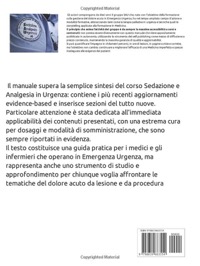 copertina di Terapia del dolore in Urgenza e Sedazione Procedurale