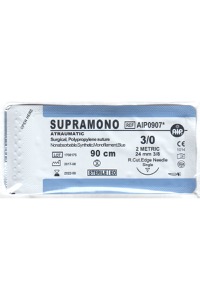 copertina di  SUPRAMONO® - confezione da 12 -  USP 3 / 0  24 mm 3 / 8  rev. cut edge - filo in ...