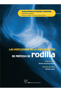 copertina di Las infecciones de la implantacion de protesis de rodilla