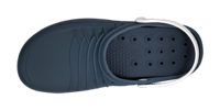 copertina di Zoccolo ospedaliero modello Clog - unisex tg 43/44 Navy Blu e Bianco