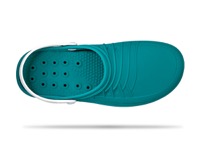 copertina di Zoccolo ospedaliero modello Clog - unisex tg 39/40 Verde e Bianco