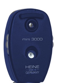 copertina di Oftalmoscopio Heine Mini 3000 tascabile compatto con illuminazione XHL Xenon Halogen ... Blu