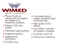 copertina di Pulsossimetro da dito - Wimed Smart