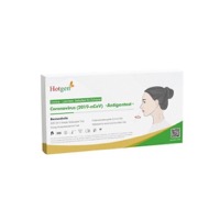 copertina di HOTGEN Tampone Rapido Covid Fai da te. Self Test nasale per uso personale per autodiagnosi ...