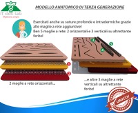 copertina di Kit suture per esercitazioni chirurgiche ( modello PRO ) - professionale, completo, ...