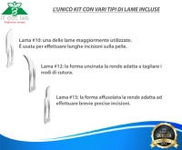 copertina di Kit suture per esercitazioni chirurgiche ( modello PRO ) - professionale, completo, ...