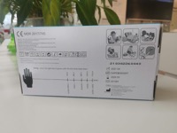 copertina di Guanti in Nitrile Senza Polvere Taglia L ( Large ) - Confezione 100 Pezzi . Unisex ... tg L Blu