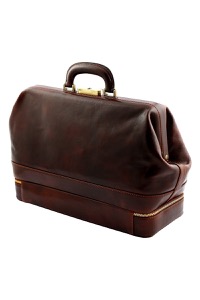 copertina di Borsa da medico in pelle modello Malpighi MARRONE