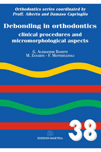 copertina di Debonding in orthodontics clinical procedures and micromorphological aspects