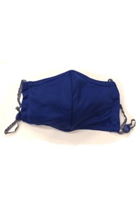 copertina di Mascherina generica in stoffa con tasca interna per filtro - colore blu