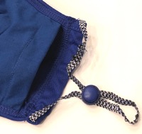 copertina di Mascherina generica in stoffa con tasca interna per filtro - colore blu