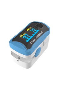 Pulsossimetro da dito OxyWatch™ MD300C29 colore azzurro
