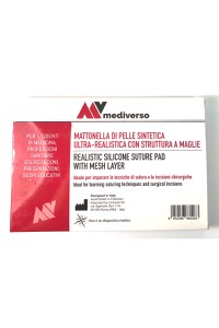 copertina di Mattonella di pelle sintetica -  Modello Anatomico per esercitarsi con le suture ...