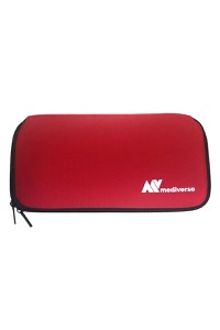copertina di Custodia in neoprene morbida per stetofonendoscopio Littmann  Rosso