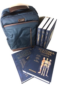 copertina di Trattato di Anatomia Umana 2021 + Atlante di Anatomia Umana ( Anatomy Bag Plus copertina ...