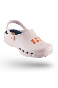 copertina di Zoccolo ospedaliero modello Nube - unisex tg 38 Rosa Baby