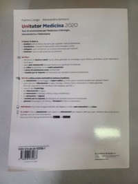 copertina di Unitutor Medicina 2020 - Test di ammissione per Medicina e Chirurgia, Odontoiatria ...