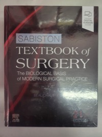 copertina di Sabiston Textbook of Surgery . The Biological Basis of Modern Surgical Practice ( ...