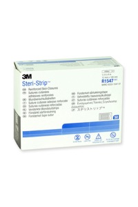 copertina di 3M Steri - Strip - Nastro per sutura cutanea rinforzato tg 50 bustine, ciascuna da 6 strisce 12 x 100 mm