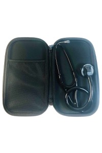 copertina di Custodia Rigida per stetofonendoscopio - Ideale per Littmann Nera