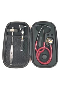 copertina di Custodia Rigida per stetofonendoscopio - Ideale per Littmann Marrone