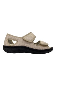 copertina di Calzatura aperta Sollievo Rimini - predisposta elasticizzata estiva tg 35 Beige