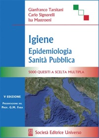 copertina di Igiene, epidemiologia - Sanita' pubblica - 5000 quesiti a scelta multipla