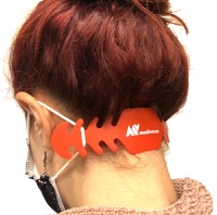 copertina di Tendimascherina - Fascette Salva Orecchie Rosso