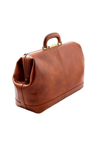 copertina di Borsa da medico in pelle modello Tuscany Miele